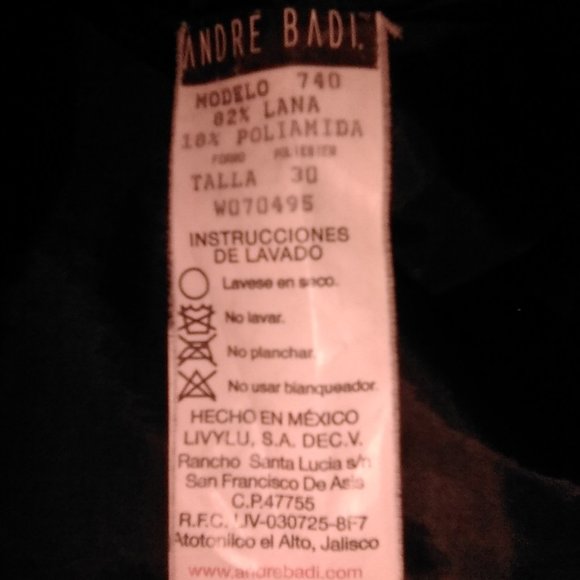 Vintage Wool-Blend Long Line Pea Coat - Picture 12 of 13